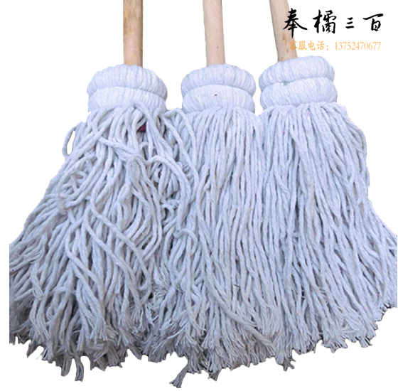 白棉线拖把 墩布 大号墩布 棉线墩布（10个一捆）