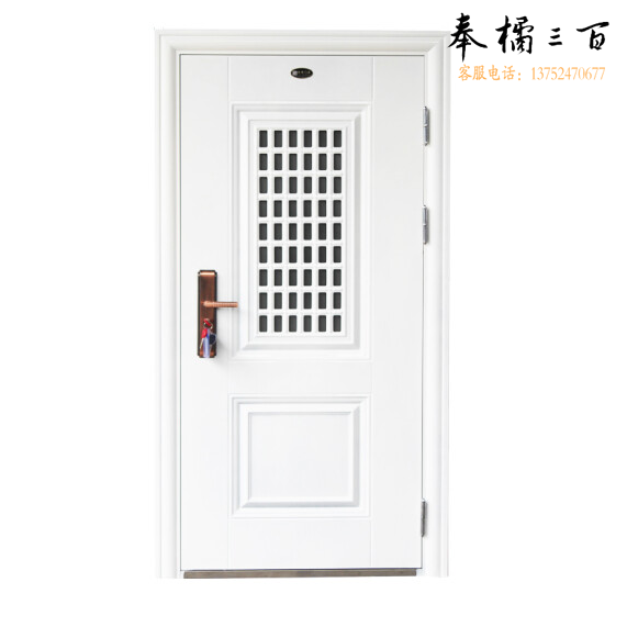 防盗门白色通风门   货号：YC