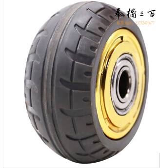 8寸橡胶轮  直径约200mm   货号：ZF