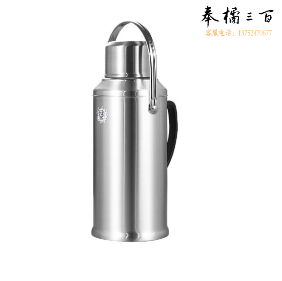 不锈钢保温瓶 玻璃内胆全钢保温壶热水瓶暖壶开水瓶大容量