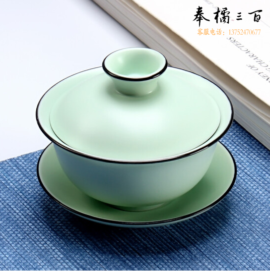盖碗茶杯 陶瓷泡茶碗  货号：GD
