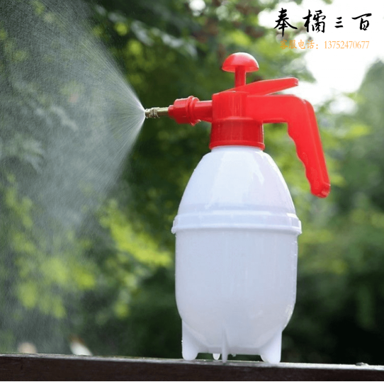 手动气压式喷壶小喷壶 0.8升 洒水壶 浇水壶 喷雾器喷水壶花洒
