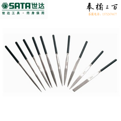 世达（SATA）10件套金刚石整形锉4x160MM/打磨小工具套装钢锉03830