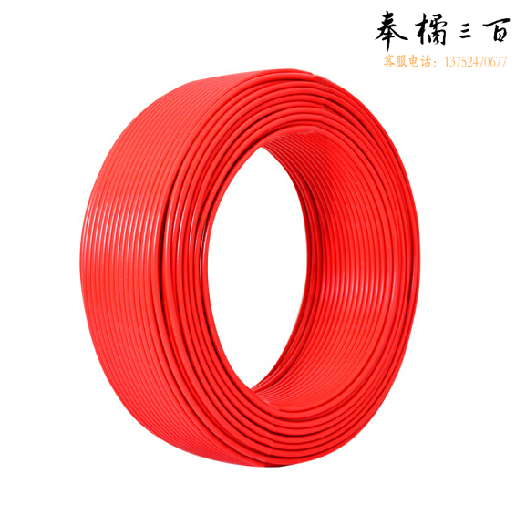 津利（JINLI）  BV-6平方  塑铜线   电线  电缆   红色  95米/盘
