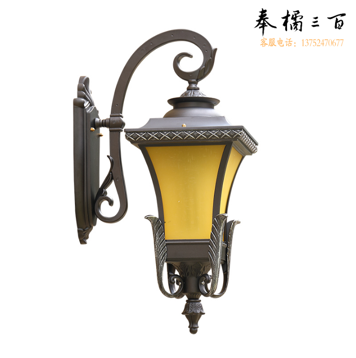 欧式复古防水壁灯  庭院灯（含光源）   货号：YC