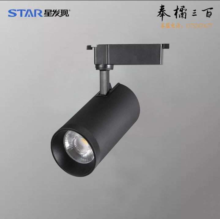 星发现   青春S20系列LED导轨射灯   XFX-C2006-10B  货号：LJ