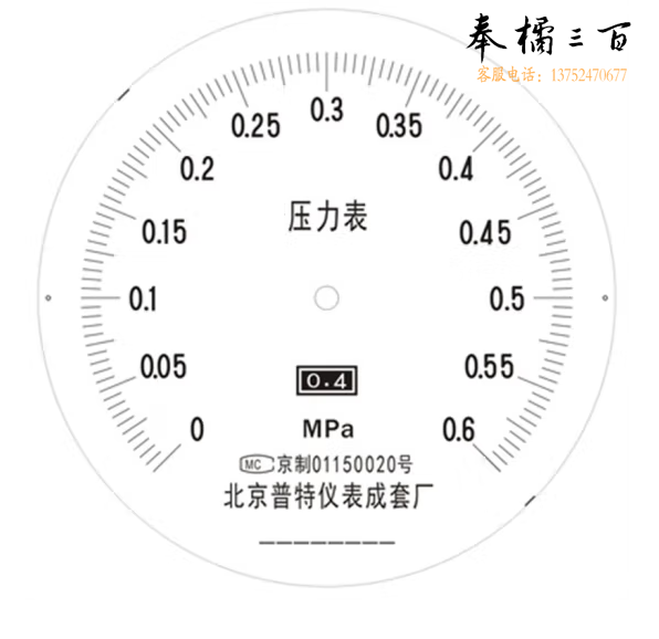 Y100-0.6压力表 无检测  货号：YC