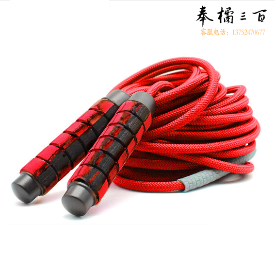 长绳 多人群体跳绳 红色加强耐磨