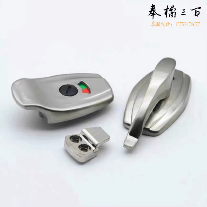 卫生间隔断门锁  锌合金有无人指示锁 门扣  货号：LJ