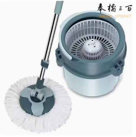 加厚旋转拖把桶 免手洗拖把  单桶   货号：JC