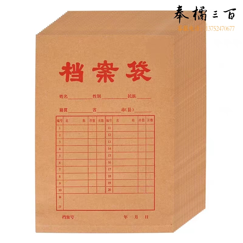 晨光A4 牛皮纸档案袋APYRAB13 (单个装)