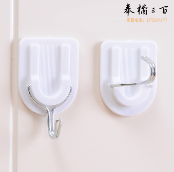 厨房挂钩贴浴室强力粘钩子挂衣钩衣服门后挂钩