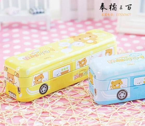 得力95559文具盒铅笔盒(颜色随机)