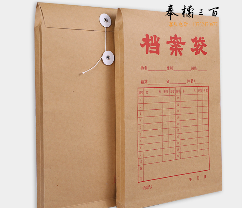 晨光(M&G)APYRA610 牛皮袋纸质档盒袋A4档案袋资料袋20个/包