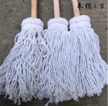 木把 棉线拖把 传统木杆花棉线墩布 (5个起拍)