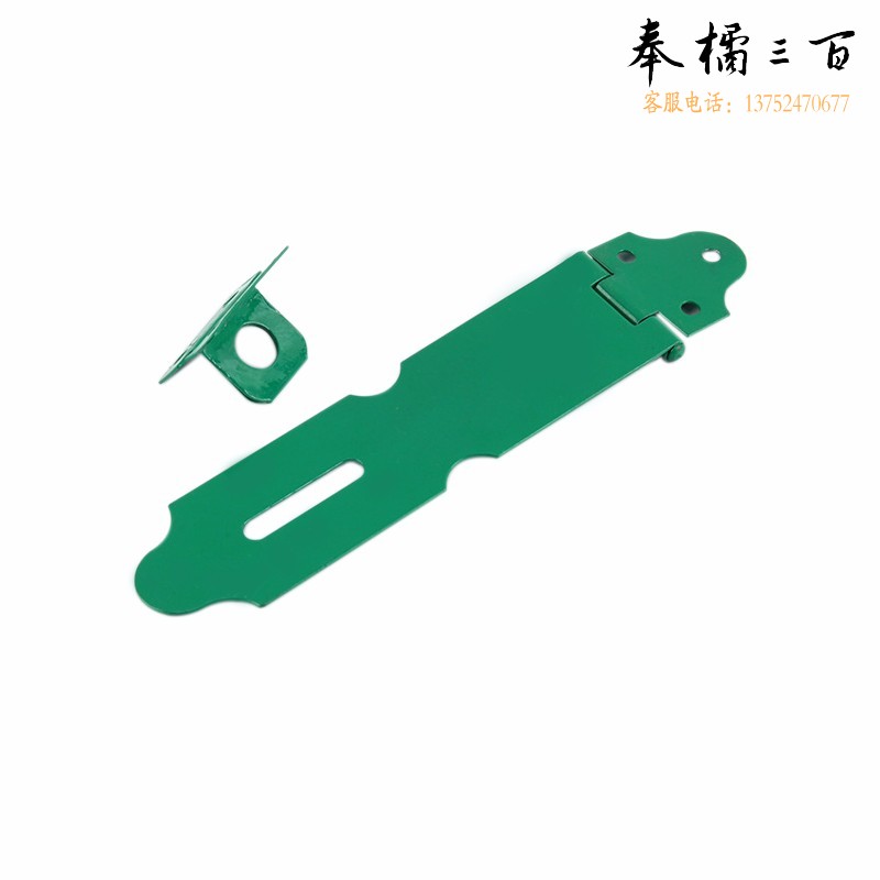 老式绿色锁扣门鼻子箱扣柜门搭扣挂扣