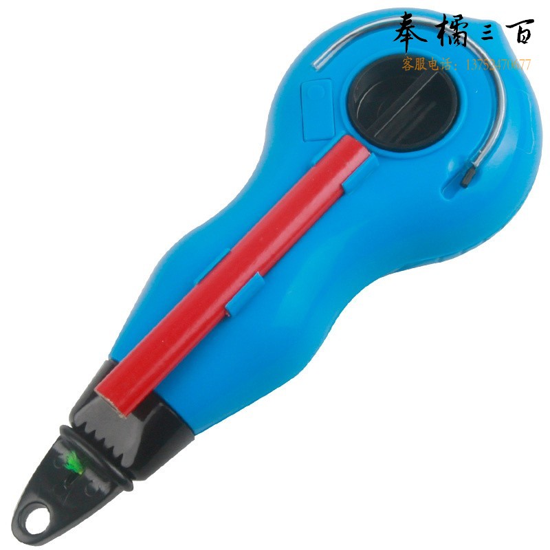 洛港 15米墨斗 自动划线器木工装修工具弹线器自动卷手动手摇画线器