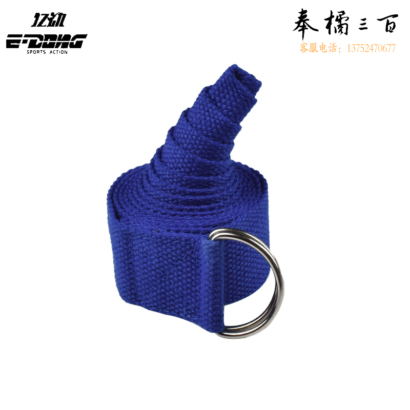 亿动 瑜伽伸展带瑜伽绳拉力带瑜伽带瑜伽带练背部一字马训练带 加长款3.2米 深蓝