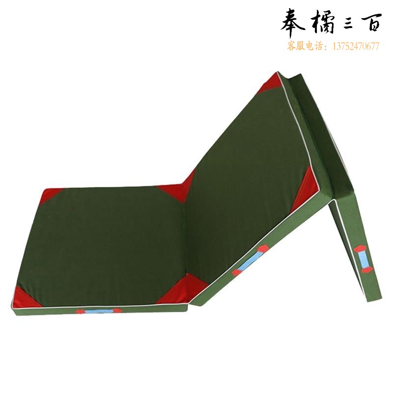 信必睿 折叠体操垫三折训练保护垫仰卧起坐垫子舞蹈练功可折叠体育训练保护垫 三折体操垫200*120*10cm