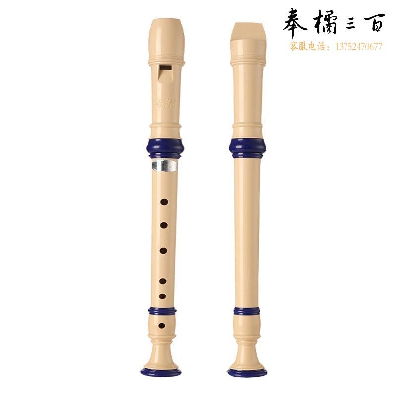奇美 QIMEI QM6A-13 小博士教学指定课堂乐器高音六孔竖笛（帆布袋）