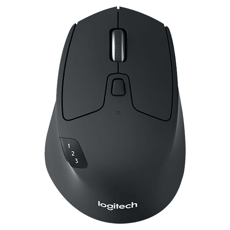 罗技（Logitech） M720 蓝牙优联双模家用办公无线鼠标 右手鼠标 大手鼠标 企业采购 黑色