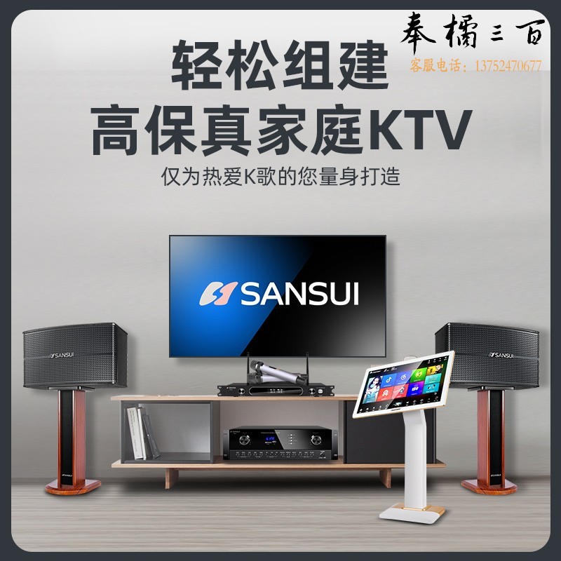 山水（sansui）KM3 无线麦克风 专业U段一拖二无线话筒KTV手持麦克风舞台演出k歌专用表演婚礼