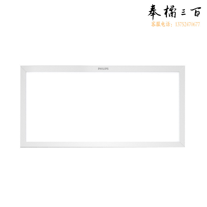 PHILIPS飞利浦集成铝扣板吊顶LED平板灯厨卫灯24W 300*600 RC050B白光6500K