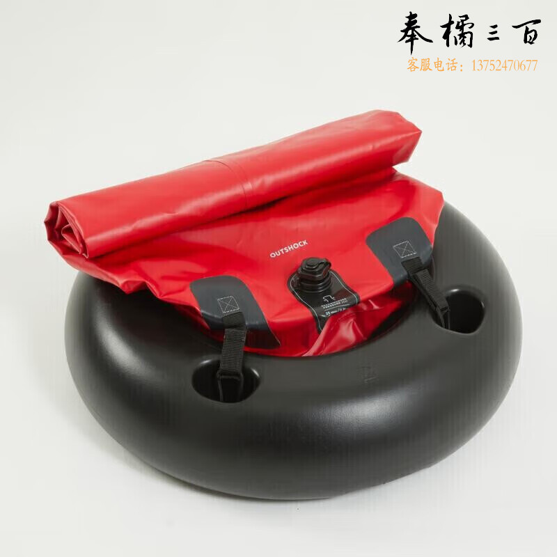 迪卡侬拳击健身儿童跆拳道训练器BOX儿童120CM不含打气筒-红色4456393