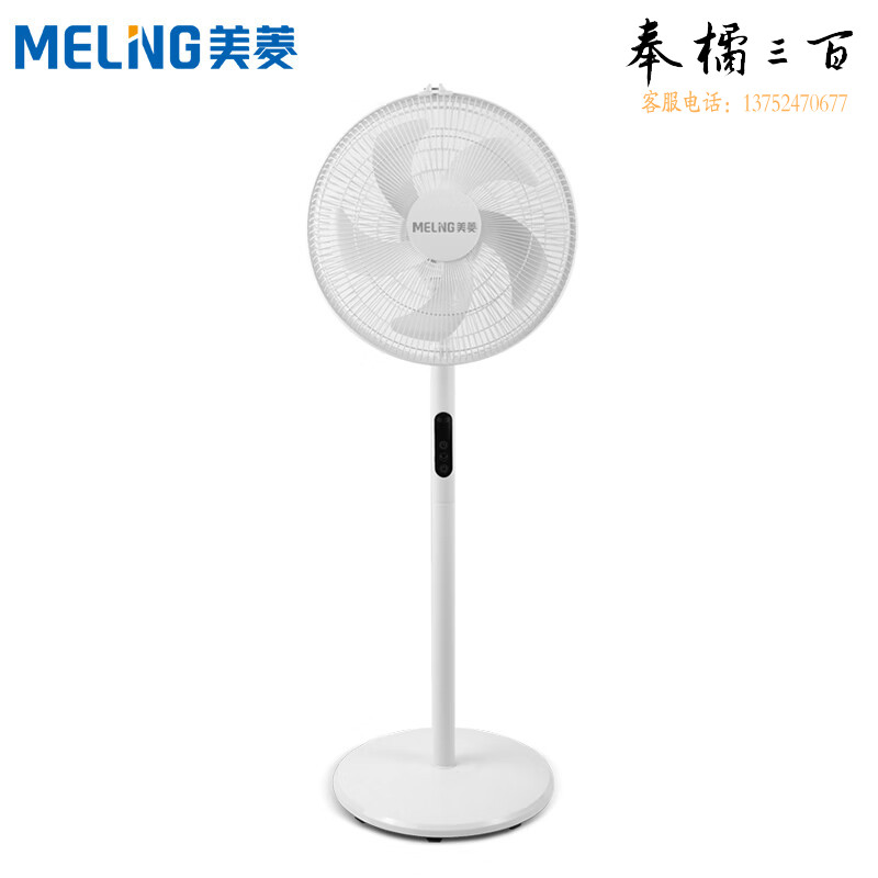 美菱（MeiLing）电风扇MPF-L3 家用立式落地扇办公室五叶大风量可定时轻音摇头低噪节能电扇MPF-L3 遥控款