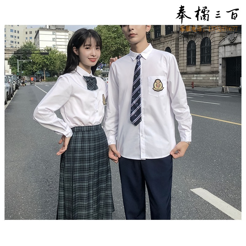 Y 海苔jk制服秋季套装长袖百褶裙全套高中学生英伦学院风运动会班服 普通舞台装