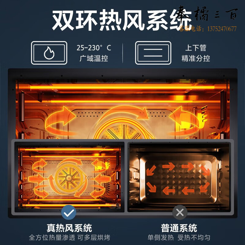 美的（Midea） 复古补湿烤箱 风炉烤箱 进口搪瓷 双环热风 专业双温双控 电烤箱 PT4011W 40L 深空蓝