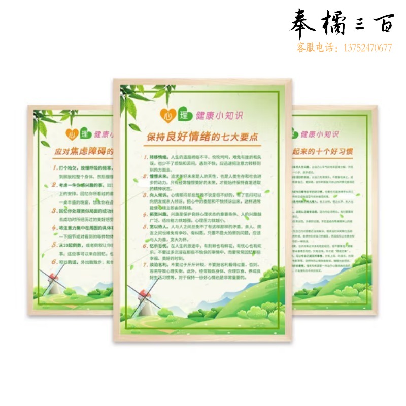 伍贰伍- 心理挂图装饰画 心理仪器-