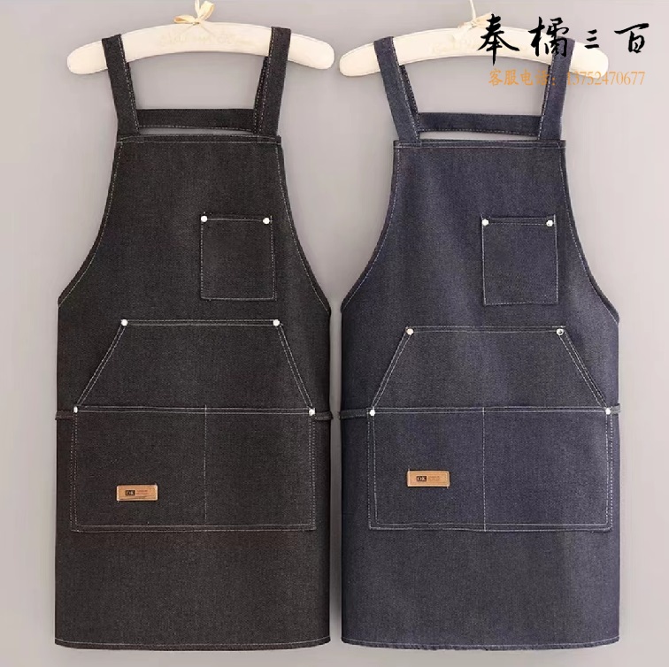 家用厨房围裙  防污耐磨耐脏  货号：JC