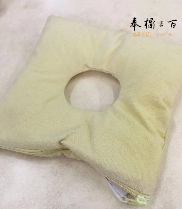 乳腺热竜包布袋 中孔直径6.5cm 外径19*19cm  货号：LJ