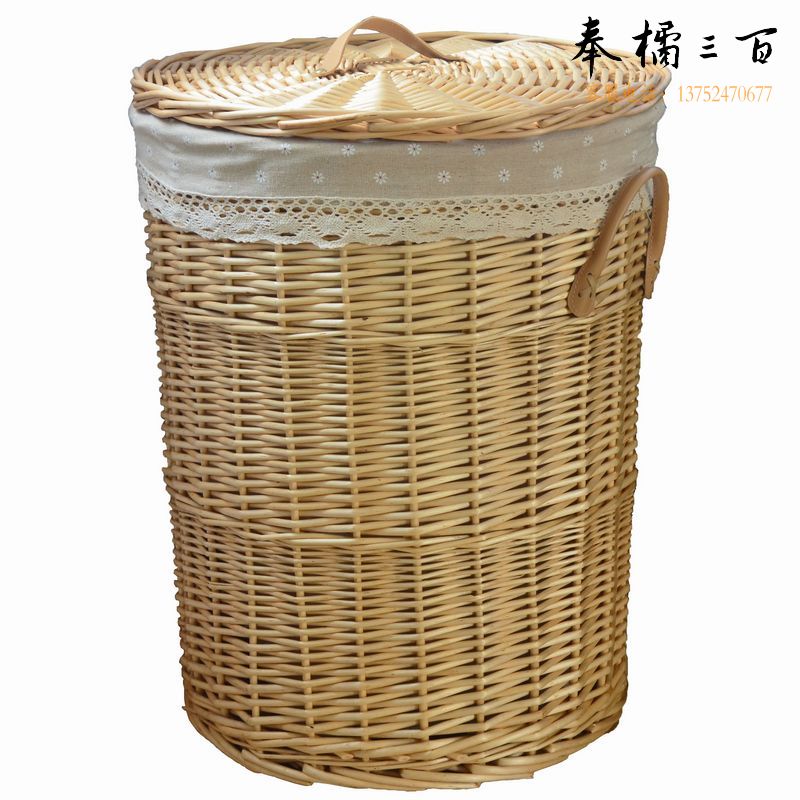 脏衣篮 大号藤编柳编脏衣服收纳筐