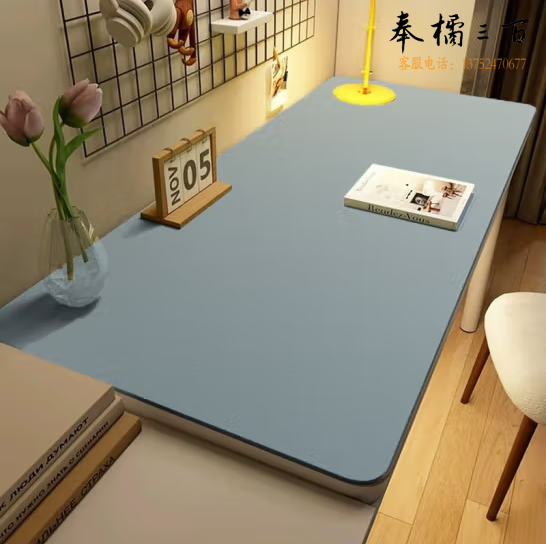 环保护眼小学生书台垫 仿硅胶儿童学习桌布  1.2*0.6m  货号：JC