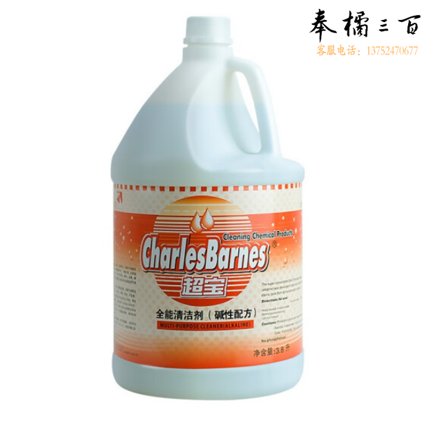 超宝  全能清洁剂 碱性配方地板瓷砖清洗液 大桶清洁剂 3.8升/桶