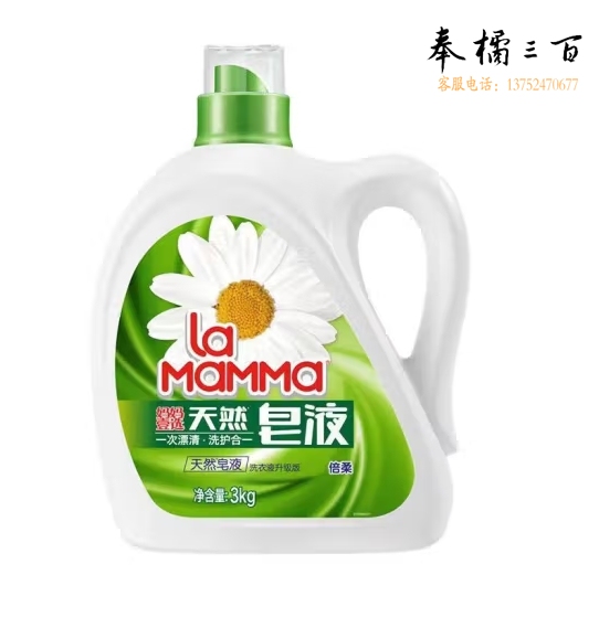 妈妈壹选  天然皂液洗衣液3kg