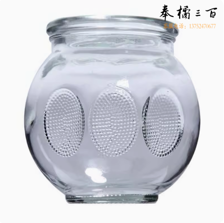 加厚玻璃罐内径4.5cm外径6cm  货号：WY