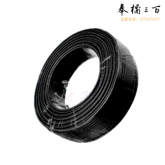 津达 WDZB-BYJ-黑色2.5平方 100/盘 电缆  低烟无卤塑铜线