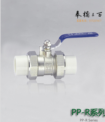 安利达（ALD）PPR双活接铜球阀	50