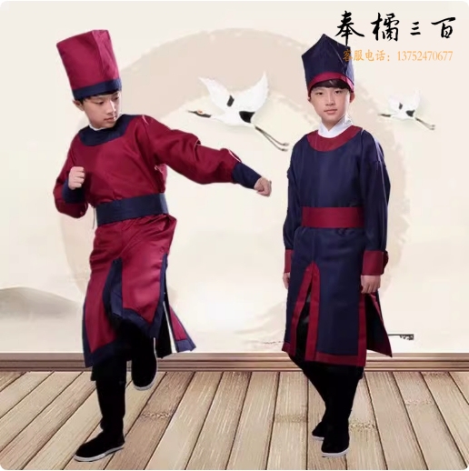 儿童演出服装 衙门服装   货号：LJ
