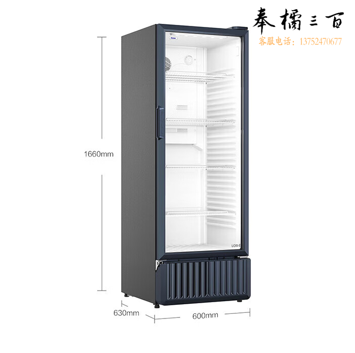 海尔  冷柜展示柜 冷藏保鲜柜  一级能效节能省电冷藏柜 单门5层SC-339J