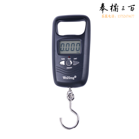 贝瑟斯 电子手提秤 厨房家用外出便携式迷你称重买菜买肉 行李秤快递秤50kg