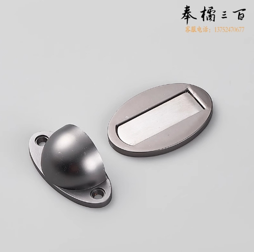 不锈钢合金暗装式强磁防撞门吸   货号：JC