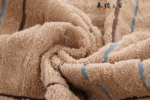 【京东超市】金号 纯棉毛巾GA1016白棕混色10条装 吸水方格面巾 70*34cm 84g/条-京东