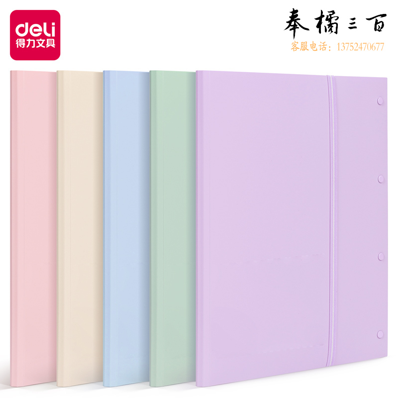 得力72634_30页 A3资料册 试卷册分类文件册 312*514MM(混)(个)