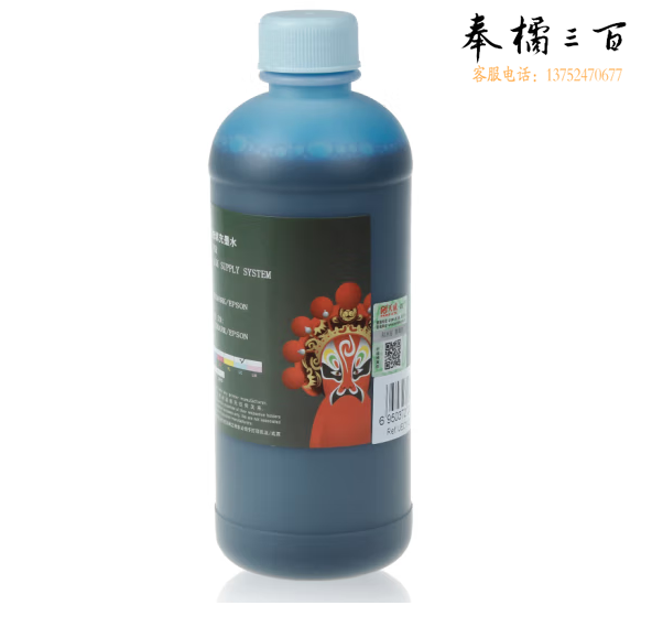 天威  500ML连供浅蓝色墨水 适用 HP 佳能   爱普生 803/805 L360 672 674打印机通用墨水 货期5-7天