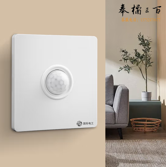 光控开关 人体感应开关智能光控灯  货号：JC