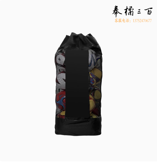 足球网袋 多功能装备袋 篮球排球专业训练包球兜  双肩M号  货号：JC